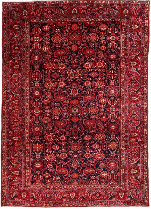 Semi-Antique Mehrawan Persian Rug - 状况极佳且非常耐用 - 小地毯 - 383 cm - 272 cm