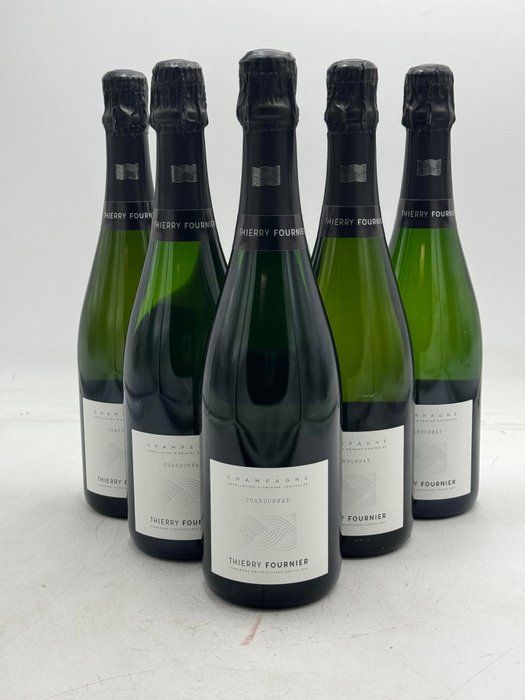 Thierry Fournier, Chardonnay - Champagne Extra Brut - 6 Flessen (0.75 liter)