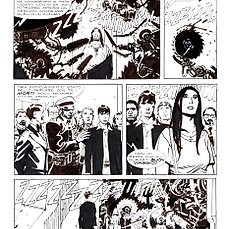 Mari, Nicola - 1 Original page - Dylan Dog Gigante #7 - Horror Market - 1998 Comic Art