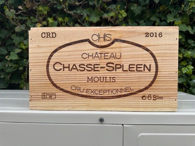 2016 Chateau Chasse Spleen Moulis - 波尔多 - 6 Bottle (0.75L)