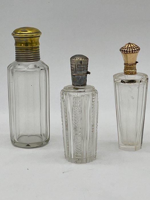 Parfümös üvegcsék (3) - Arany, Ezüst, Sárgaréz