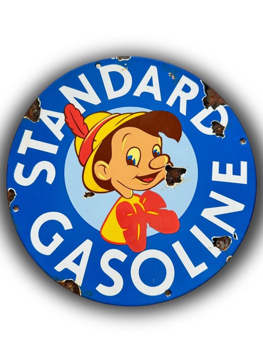 Standard Gasoline - Plaque Émaillée