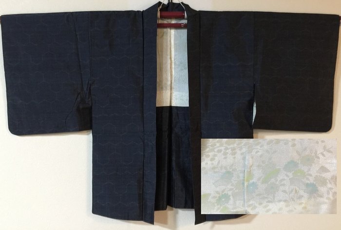 大岛紬 OSHIMA TSUMUGI / 日本复古和服夹克羽织 HAORI - 真丝 - 日本 - Shōwa period (1926-1989)