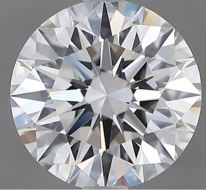 1 pcs 鑽石 - 1.10 ct - 明亮型 - F(近乎無色) - 無瑕疵的, 3Ex None Ideal Cut