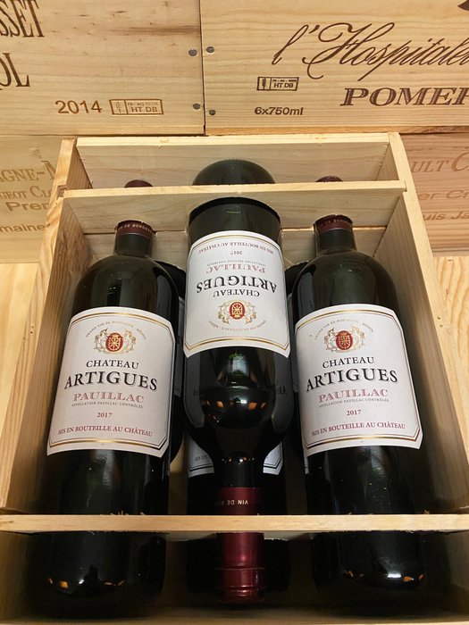 2017 Chateau Artigues - Pauillac - 6 Flasker (0,75 L)