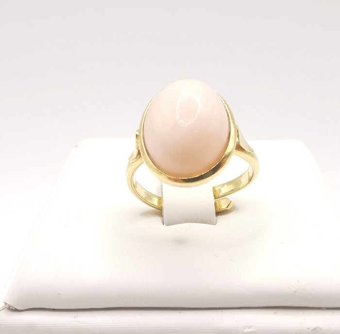 Coral - Silver - Ring