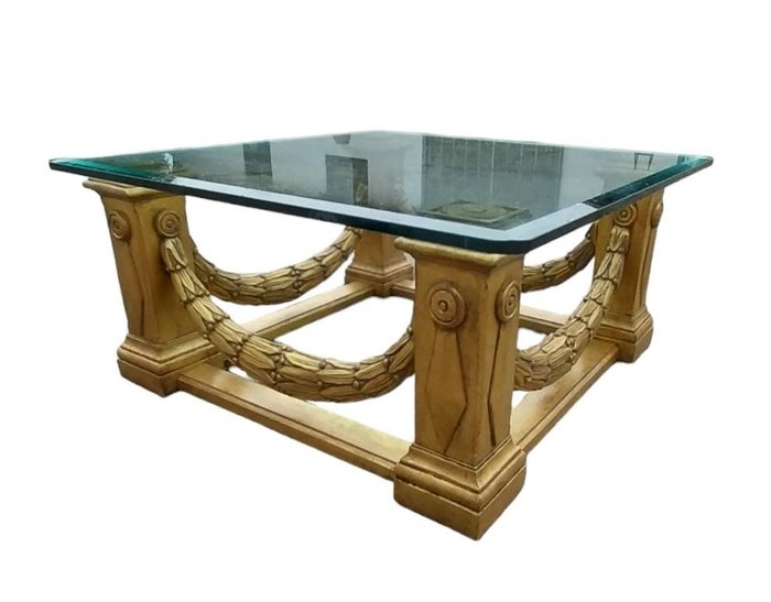 PROVASI - Table - Table basse Provasi collection Deluxe 0605 - Bois (solide), Verre