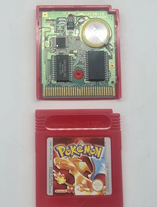 Extremely Rare - Nintendo Game Boy Classic Pokemon Red Version First edition EUR - RARE CARTRIDGE - Nintendo Gameboy - Videospill