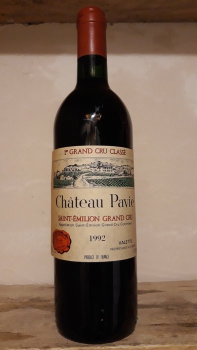 1992 Château Pavie - 聖埃美隆 1er Grand Cru Classé B - 1 Bottle (0.75L)