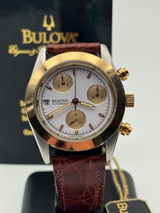 Bulova - automatic chrono kelek movement 18kt - Unissexo - 1980-1989