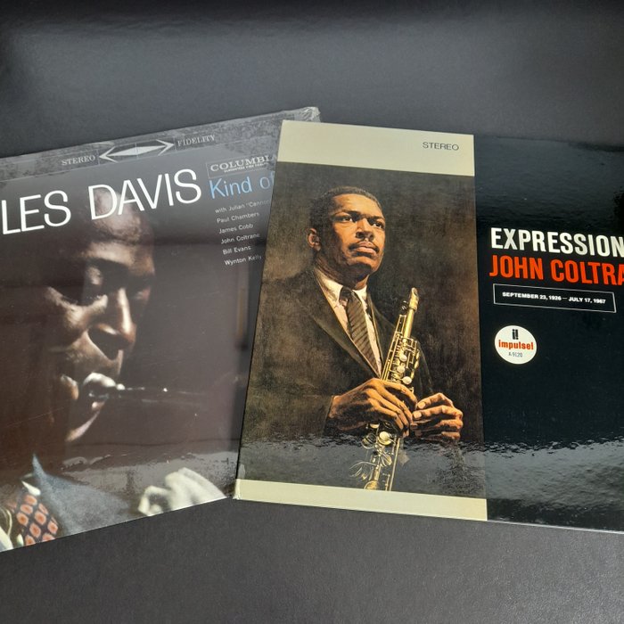 John Coltrane, Miles Davis - Différents artistes - Kind Of Blue / Expression - Disque vinyle - Réédition - 1968