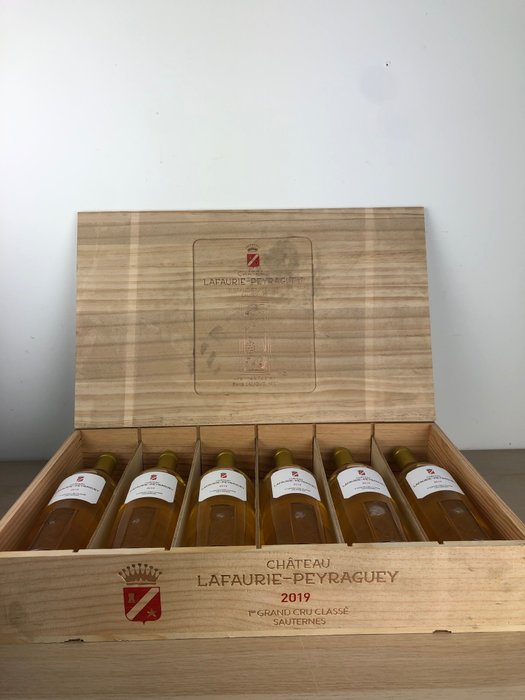 2019 Château Lafaurie-Peyraguey - Burdeos, Sauternes 1er Grand Cru Classé - 6 Botellas (0,75 L)