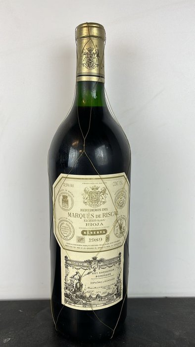 1989 Rioja Reserva, Marques de Riscal - 拉里奧哈 - 1 馬格南瓶(1.5公升)