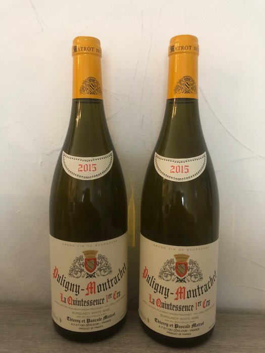 2015 Thierry et Pascale Matrot "La Quintescence" - Puligny Montrachet 1er Cru - 2 瓶 (0.75L)