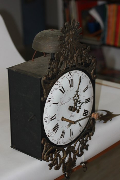 時鐘 - Comtoise時鐘 - 鋼, 青銅色 - 1950-1960