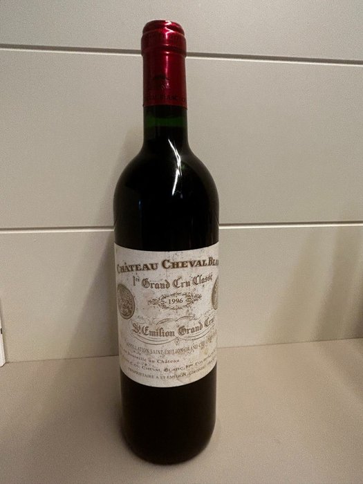 1996 Chateau Cheval Blanc - 聖埃美隆 1er Grand Cru Classé A - 1 Bottle (0.75L)
