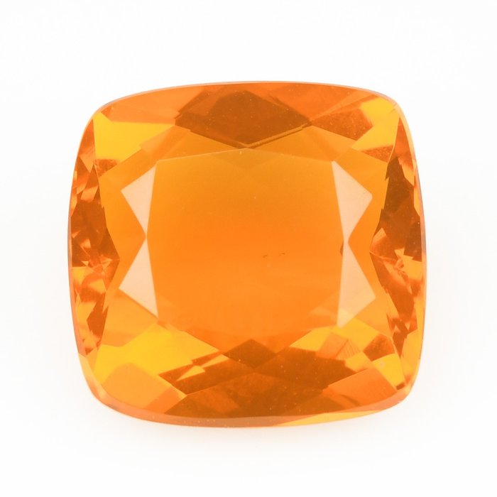 Oransje Brann opal - 3.17 ct