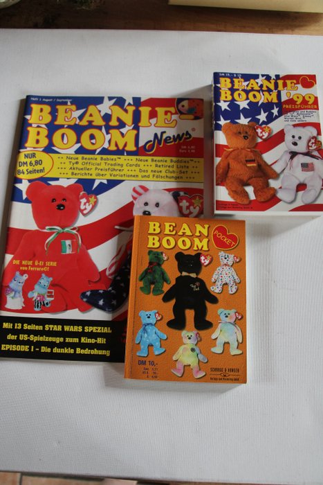 Beanie Boom, prijslijsten voor o.a. Beanies - 1999