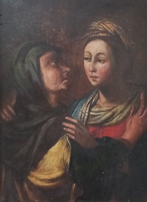 Scuola Emiliana (XVII) - Madonna e Sant'Anna
