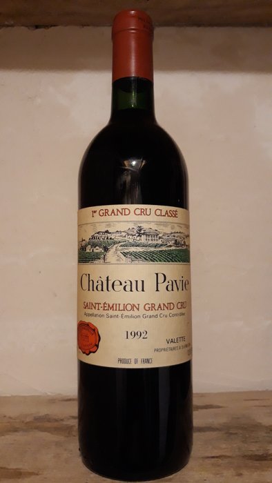 1992 Château Pavie - Saint-Émilion 1er Grand Cru Classé B - 1 Botella (0,75 L)