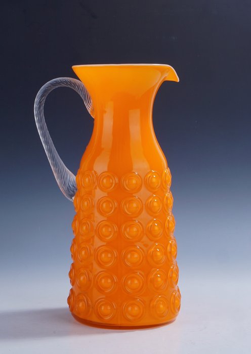 Palina Fiorentina - Váza -  Orange Mid Century Modern dekoratív váza  - Üveg