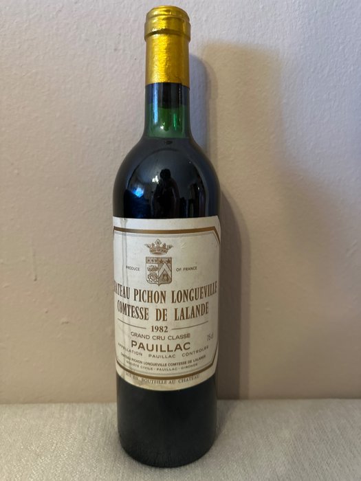 1982 Chateau Pichon Longueville Comtesse de Lalande - 波雅克 Grand Cru Classé - 1 Bottle (0.75L)