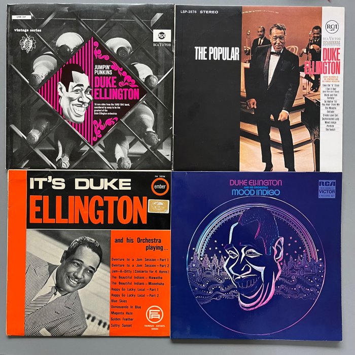 Duke Ellington - 2x promo pressing / 1x 1st pressing - 多個標題 - LP 專輯（多個） - Promo 唱片, 第一批 模壓雷射唱片 - 1966