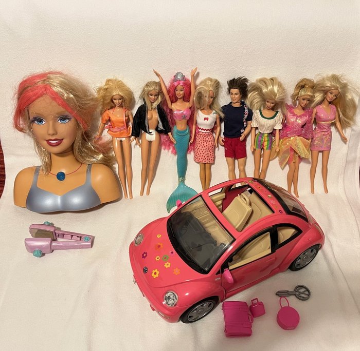 Mattel  - Barbie-Puppe Barbie sirenetta + altre - 1990-2000