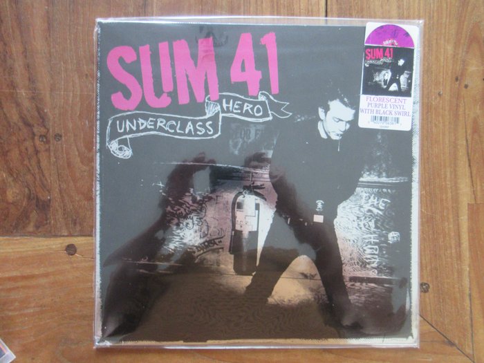 Sum 41 - Underclass Hero - Florescent purple vinyl with black swirl - LP - 2023