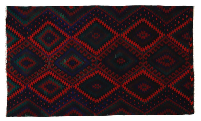 Usak - 凯利姆平织地毯 - 307 cm - 183 cm