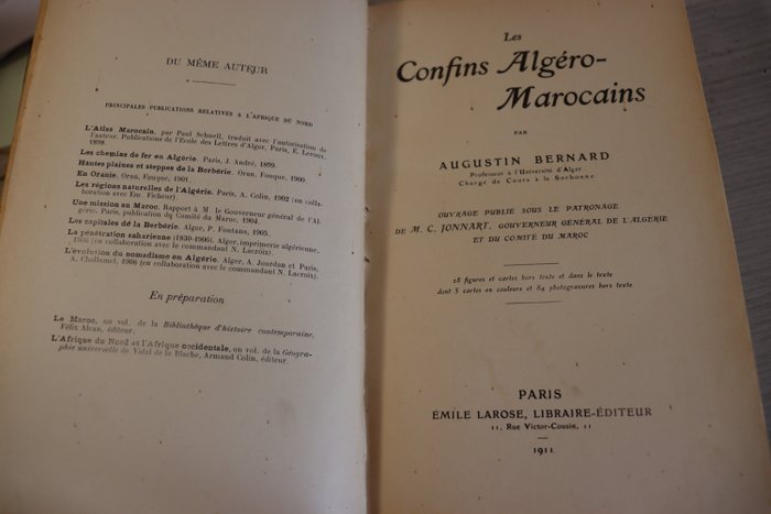 Augustin Bernard - Les Confins Algéro-Marocains - 1911