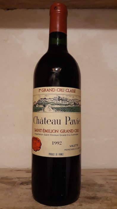 1992 Château Pavie - Saint-Émilion 1er Grand Cru Classé B - 1 Bouteille (0,75 l)