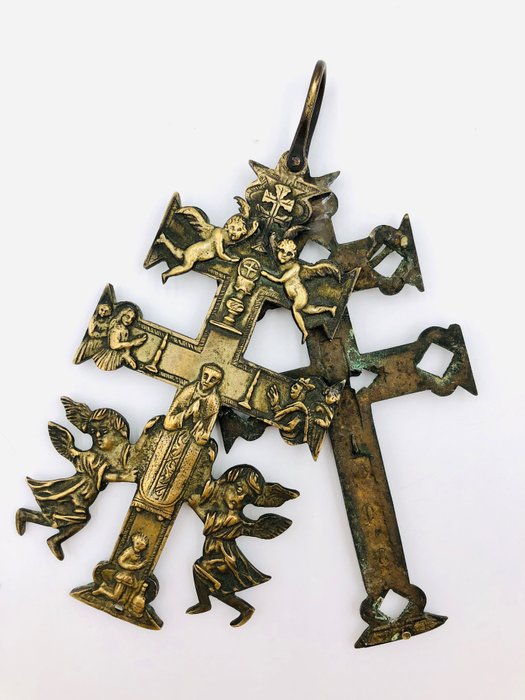  十字架 - 黄铜色, 卡拉特拉瓦 - 1900-1910 