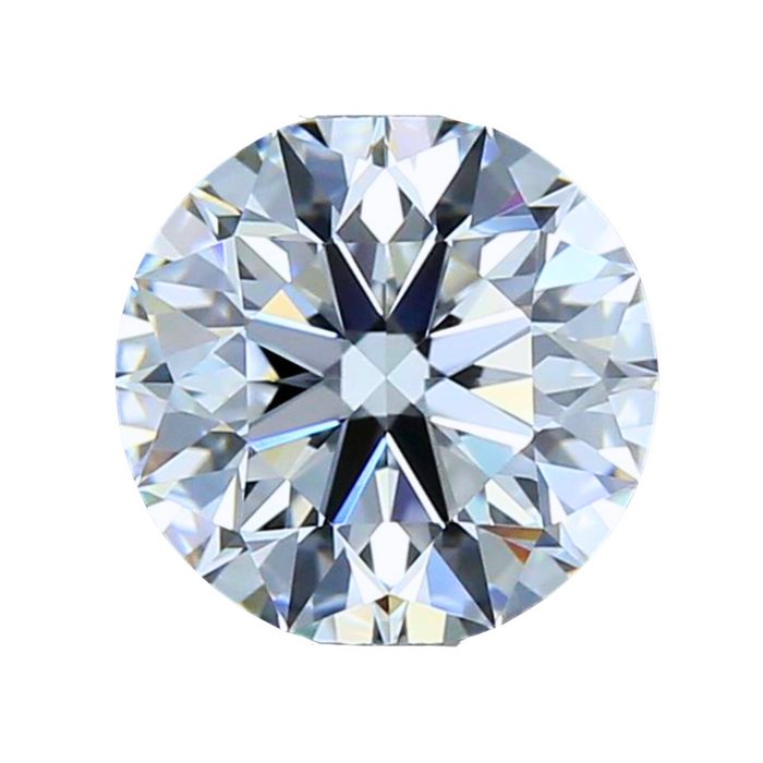 1 pcs Diamante - 1.28 ct - Rotondo, Certificato GIA - Taglio Ideale - Tripla Eccellente - 2467036401 - D (incolore) - IF (Internamente Perfetto)