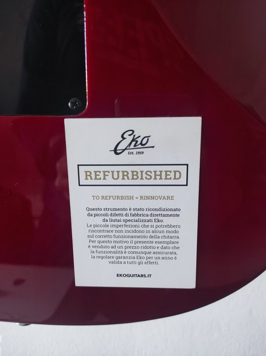 EKO - Eko fire standard -  - Elektrisk guitar - Italien