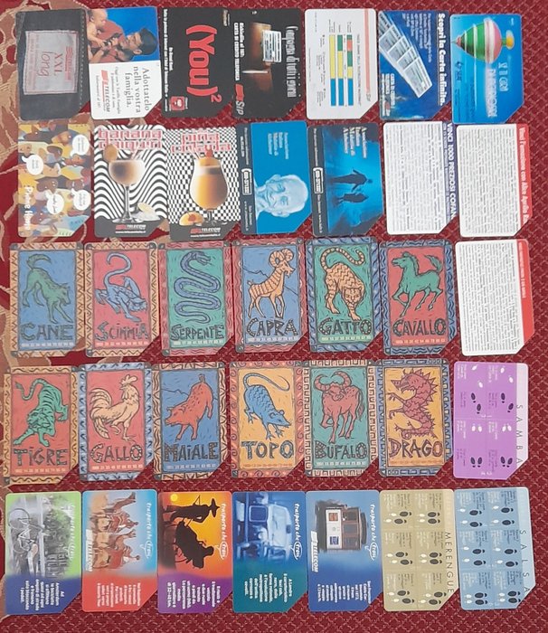 Telefonkártya gyűjtemény - Sok 35 telefonkártya