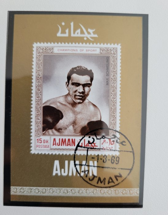 Max Schmeling-campionato mondiale boxe - Lettera commemorativa rara - 1980
