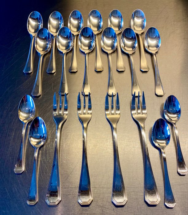 Christofle - Cutlery set for 12 (20) - Americana - Silverplate