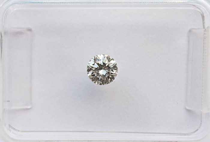 Utan reservationspris - 1 pcs Diamant  (Natural)  - 0.19 ct - Rund - I - VS1 - International Gemological Institute (IGI)