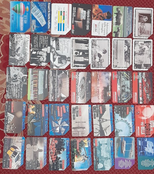 Telefonkartensammlung - Sammlung von 35 Visitenkarten