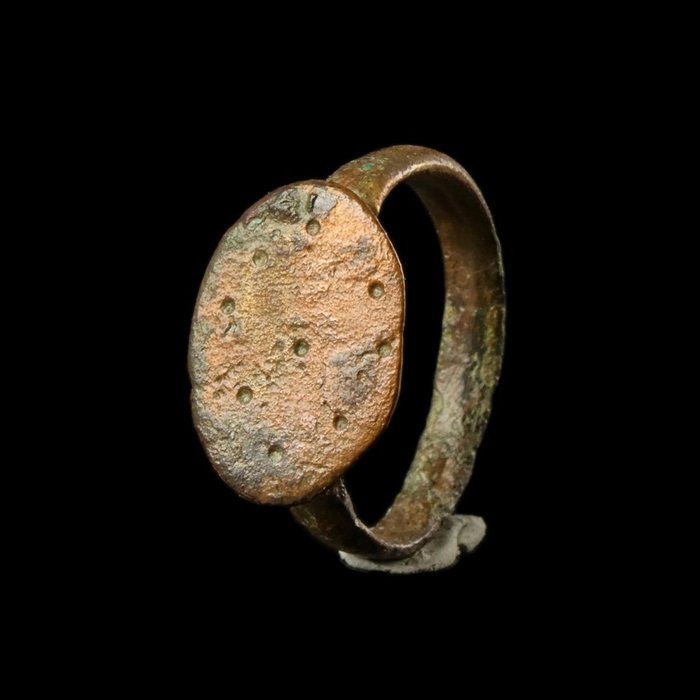 Muinainen Rooma Kupari Evil Eye Ring