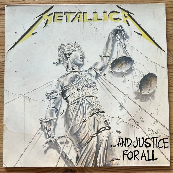 金屬製品樂團 - ... And Justice For All [ 1988 FIRST pressing] - 2 x LP 專輯（雙專輯） - 第1次立體聲按壓 - 1988