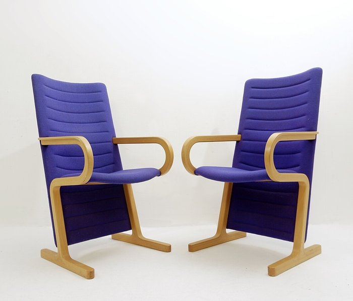 Magnus Olesen - 椅子 (2) - 木, 纺织品