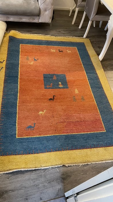 Persa com nó manual, Gabbeh/tapete - Carpete - 230 cm - 160 cm