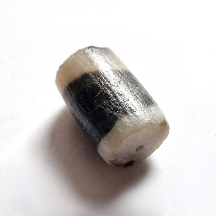 Altpersisch Natürlicher gebänderter Achat Perlen-Talisman - 22 mm