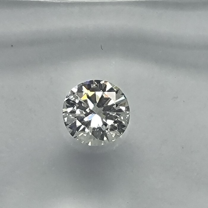1 pcs Diamanter - 0.27 ct - Brilliant, Rund - D (fargeløs) - SI1
