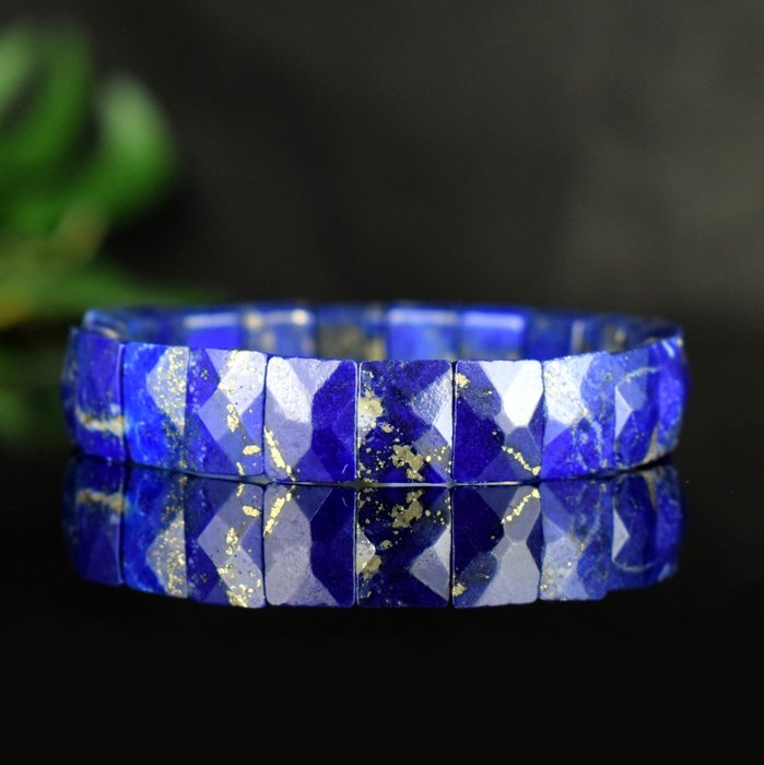 Fără preț de rezervă - Lapis Lazuli - Calitate înaltă - Lățime: 12 mm- 27.4 g