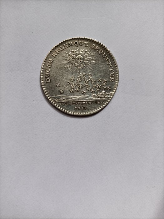 Frankrijk. Jeton 1731 + Sol 1791 +  Medaille 1838  (Zonder Minimumprijs)