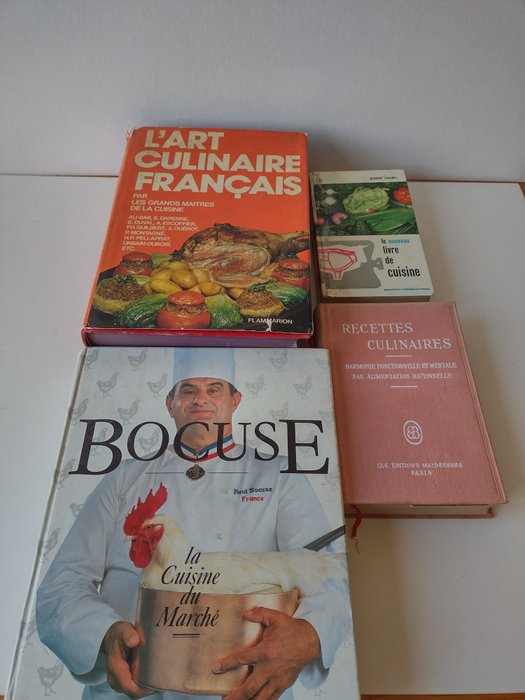 Bocuse et autres - La cuisine du marché-l'art culiaire Français-recettes culinaire-le nouveau livre de cuisine - 1958-1976