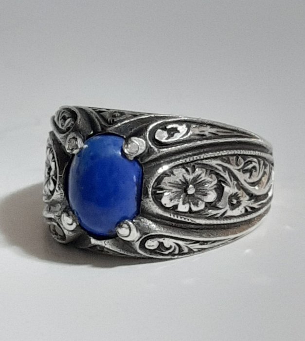 Ingen mindstepris - Ring Sølv Lapis lazuli 